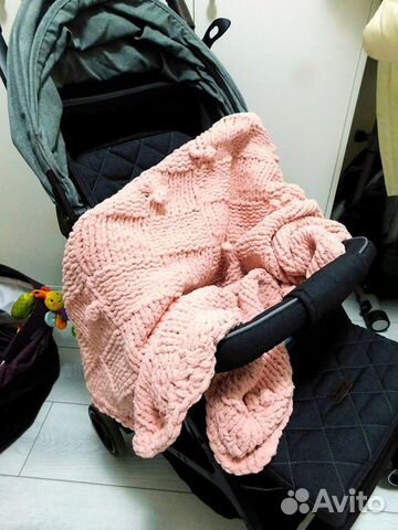 Плед плюшевый для новорожденного 