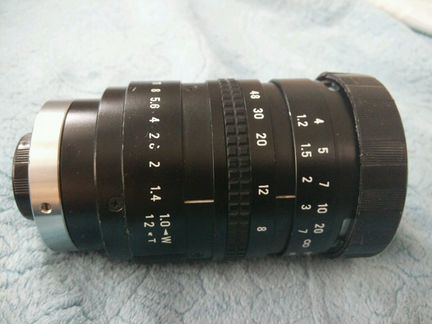 Cosmicar/Pentax tv zoom lens 8-48mm/f1.0-1.2