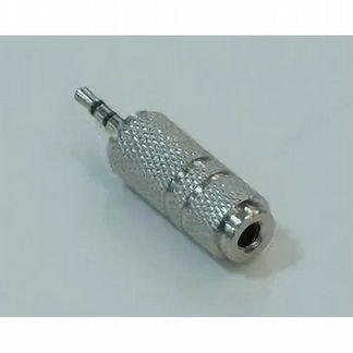 Переходник 3.5 гнездо - 2.5 штекер металл