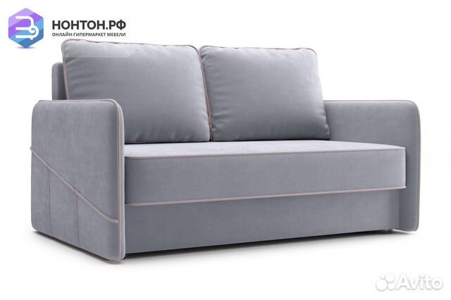 Диван еврокнижка Энерджи серый