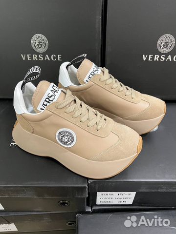 Кроссовки versace на платформе