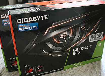 Новые Gigabyte GeForce GTX 1660 Ti 6Gb OC