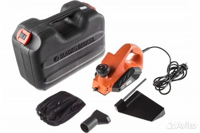 Электрический рубанок Black Decker KW 712 KA