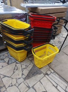 Корзины покупательские (мало бу)