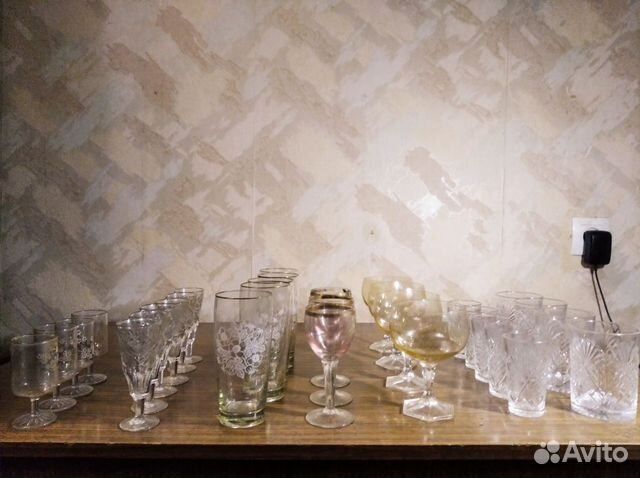 Хрустальные бокалы СССР