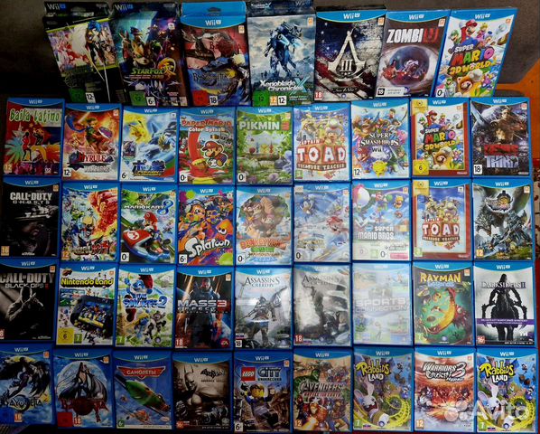 Диски на Nintendo WII U