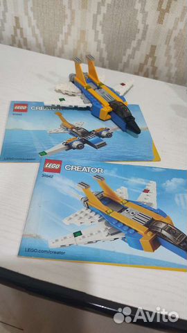 Лего 31042 набор lego реактивный самолёт