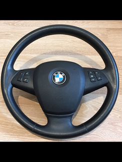 Руль BMW E70 с подушкой в отличном состоянии