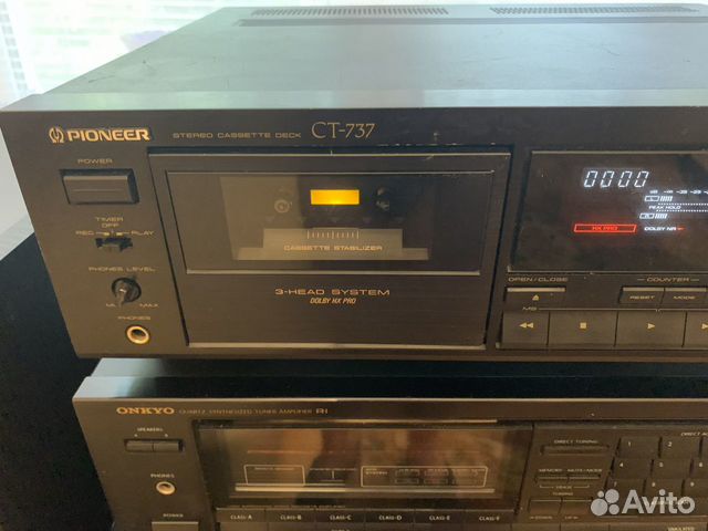 Кассетная дека Pioneer CT-737 220В Japan