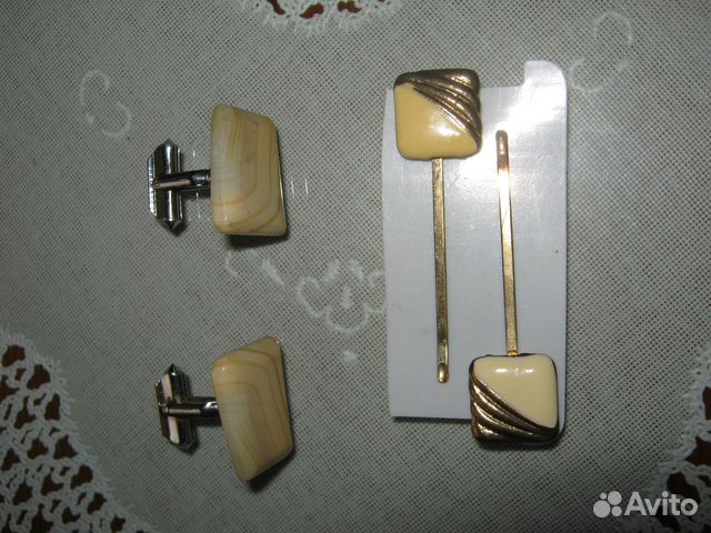 Запонки и заколки для галстука