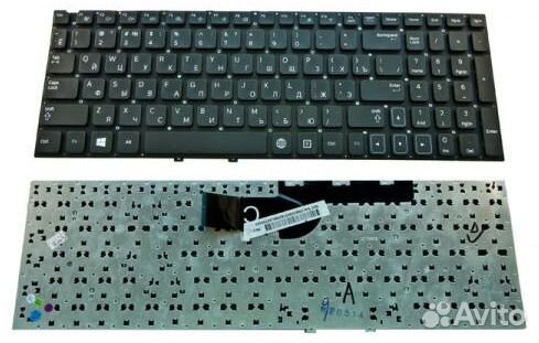 Клавиатура samsung 300E5A без рамки черная