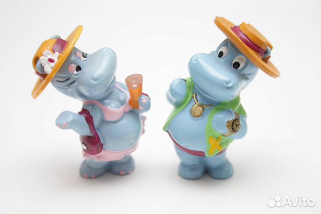 Полная коллекция Happy Hippos Holiday из 90-х