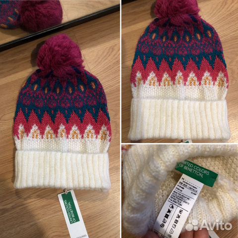 Шапка стильная новая Benetton