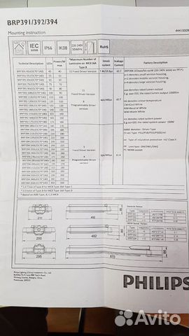 Продам светильник Philips BRP391 60Вт 48 шт