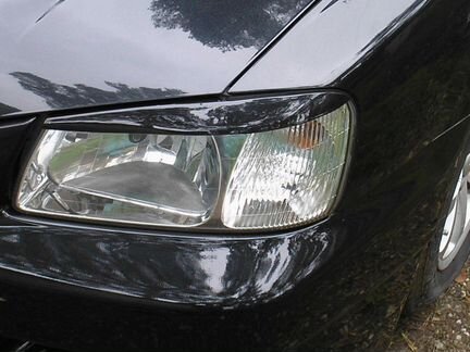 Реснички на фары Hyundai Accent Акцент