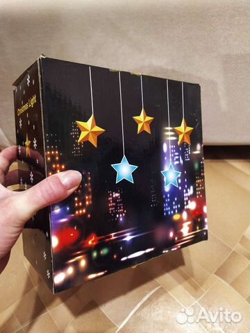 Гирлянда, штора Звёзды