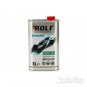 Масло моторное rolf Dynamic SAE 10W-40 полусинтет
