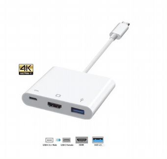 Адаптер type-C to hdmi USB 4k