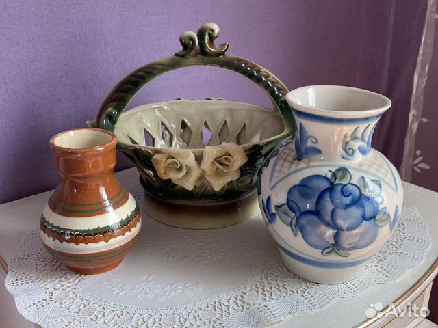 Вазы глиняные купить в Санкт-Петербурге | Товары для дома и дачи | Авито