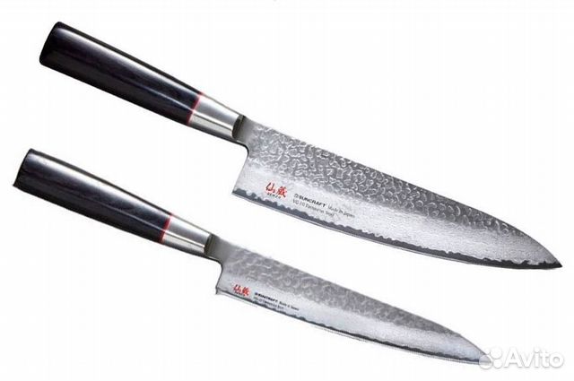 Кухонные ножи из дамасской стали Suncraft Senzo