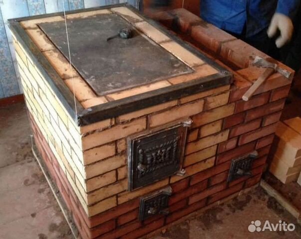 Печное литье. Плита печная, стальная 710*410*20