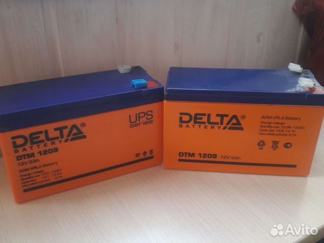 Аккамуляторы Delta battery DTM 1209 12V 9Ah