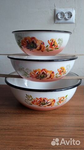 Посуда эмалированная