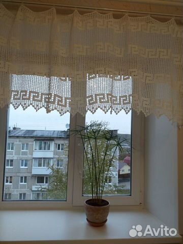 Штора вязаная