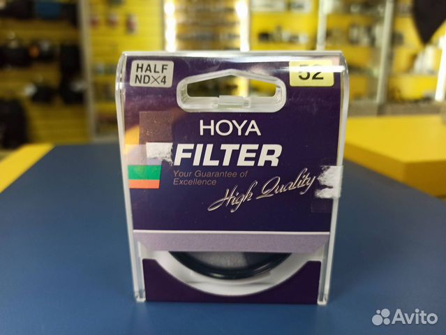 Фильтр серый Hoya Half NDX4 49 52 55 58