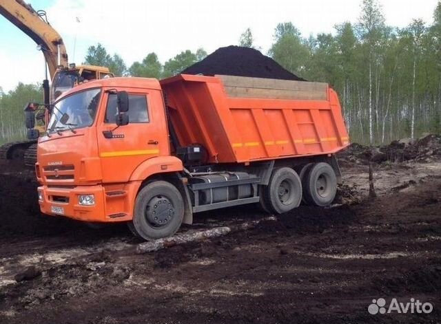 Чернозем доставка по 10 куб.м, 20 куб.м