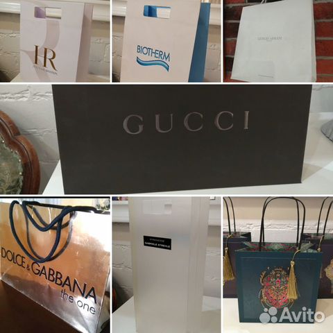 Пакеты DolceGabbana,Gucci,HR,Biotherm,Armani