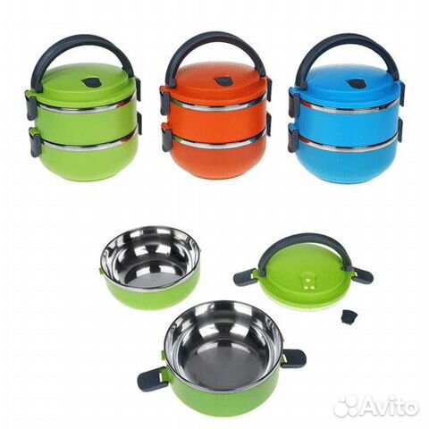 Ланч-бокс Свежесть 1,4л (2 тарелки)