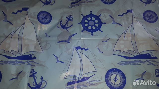 Шторка для ванной новая