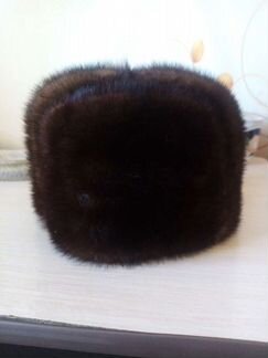 Норковая шапка мужская