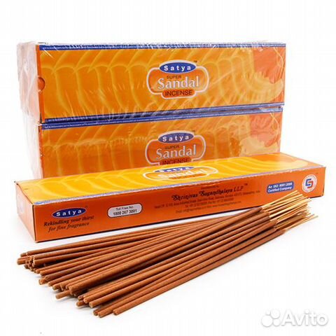 Satya Super Sandal Благовония 6 уп. х 90gm.,RU*090