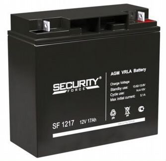 Аккумуляторная батарея 12В 17 Ач (SF 1217)