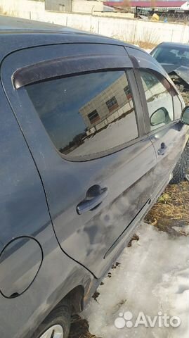 Задняя правая дверь Пежо 308 темно-синяя