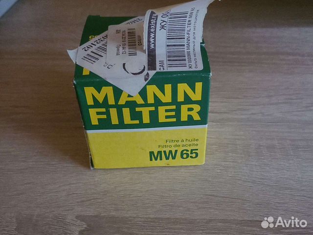 Фильтр для мотоцикла Mann mw65