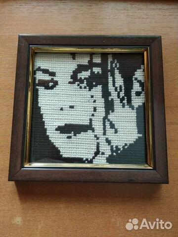 Вышивка крестом картина Майкл Джексон