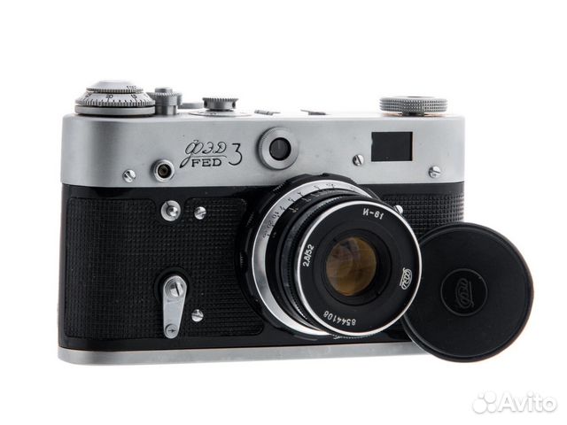 Фотоаппарат \"фэд-3\" с объективом \"Индустар-61 Л/Д\" купить в Москве ...