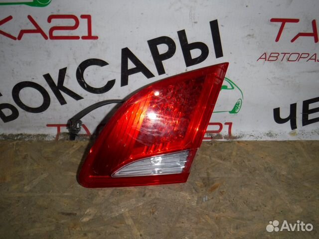 Фонарь правый внутренний Peugeot 408 (2012-2017)