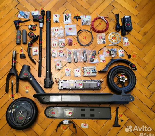 Оригинальные новые запчасти для Xiaomi М365