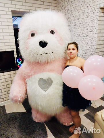 Бело розовая панда Ягодка