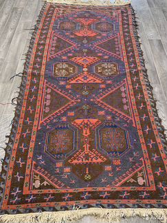 148. Ковер, сумах, табасаранский. 310х134 см