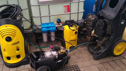 Ремонт моек высокого давления Керхер, проф. помп