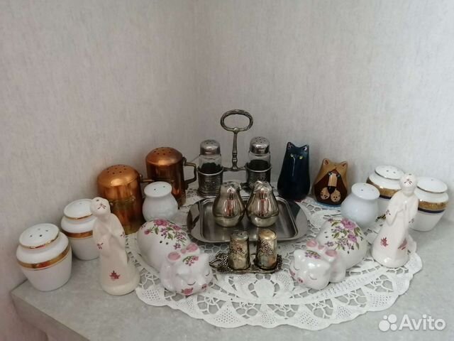 Солонка и перечница. Салфетница. Франция