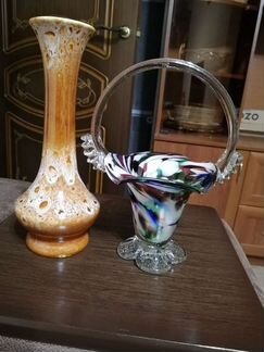 Вазы Чехия, СССР, винтаж, торг