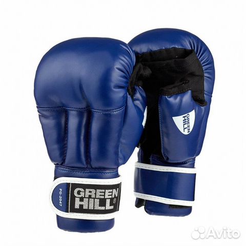 Перчатки для рукопашного боя GreenHill р.M синие