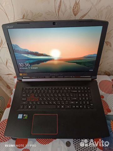 Игровой ноутбук 17.3 Acer predator