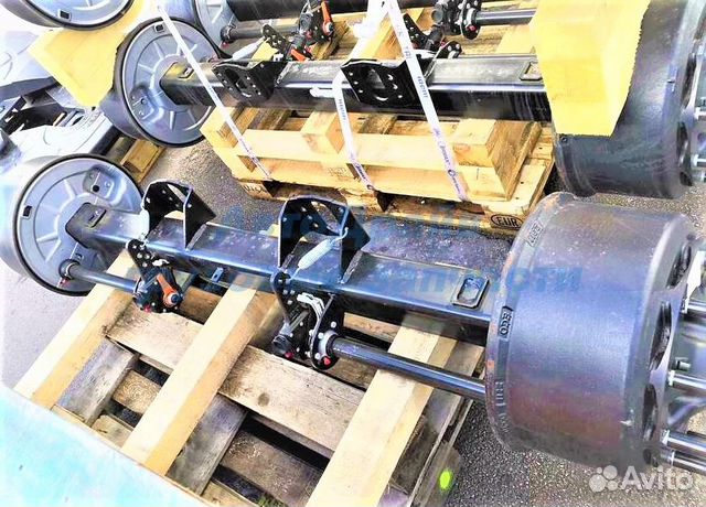 Новые оси BPW в сборе